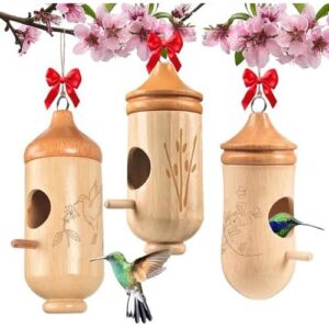 三件套(实木蜂鸟屋户外装饰套装) 50%OFF