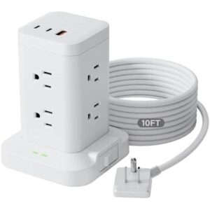 八口(带10英尺线防浪涌充电塔) 50%OFF