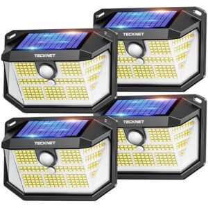 TECKNET/4只300°三模式太阳能灯 47%OFF
