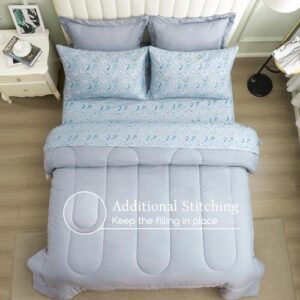 五件套(双床/全季适用)蝴蝶印花床品 50%OFF