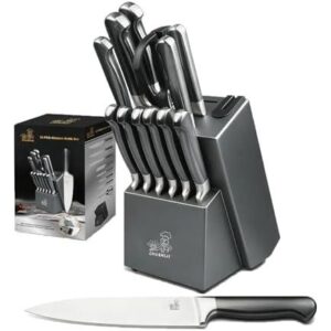 15件(全钢/带磨刀器)防滑厨刀套装 40%OFF