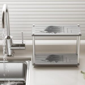 2层/吸水石质浴室收纳架 50%OFF