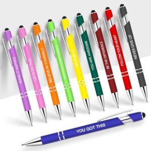 10支励志触屏圆珠笔（含金句/黑墨/办公礼赠套装） 50%OFF