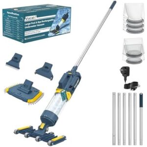 五合一(10.8英尺杆/70分钟续航)泳池吸尘器 50%OFF