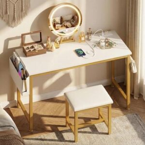 40寸(带镜灯插座化妆桌椅套装) 38%OFF