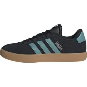 Adidas男士VL Court 3.0，黑色/粉青/银金属色，3.5 -72%