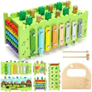 木制多功能(鳄鱼形婴儿益智玩具盒) 62%OFF