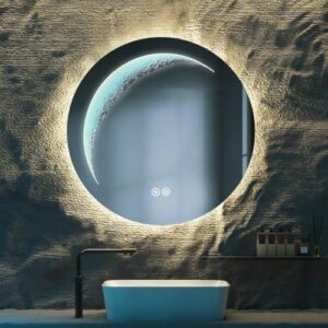 28英寸(圆形背光防雾无框浴室镜) 50%OFF