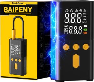 便携式汽车轮胎空气打气机   50%OFF