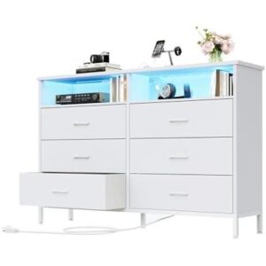 六屉(布艺/带灯充电)卧室储物柜 45%OFF