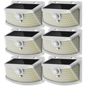 6只装(120LED/270°广角)太阳能感应灯 53%OFF