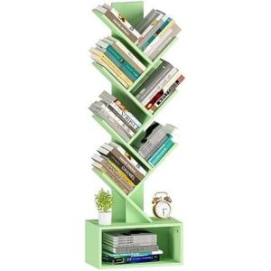 六层(复古落地树形书架/木制多功能) 55%OFF