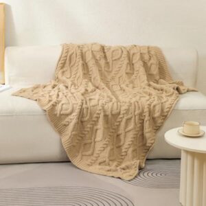 毛绒羊毛毯 超级舒适温暖的带编织边毛毯   50%OFF
