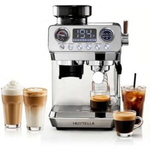 1台(不锈钢/20巴/四温)意式咖啡机 50%OFF