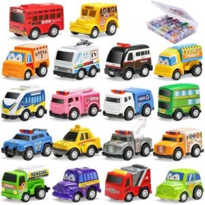 Toy Cars/18件拉回式迷你车套装 50%OFF