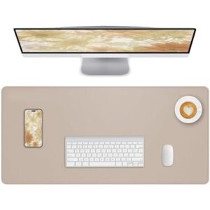 桌垫 PU 皮革 大型鼠标垫 笔记本电脑桌垫   55%OFF