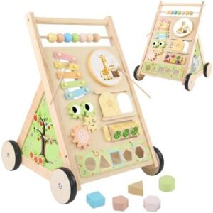 Wooden Walker/带轮学步助行玩具 40%OFF