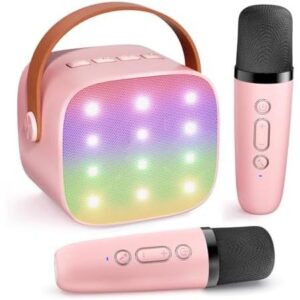 便携儿童卡拉OK机(双麦+LED) 52%OFF