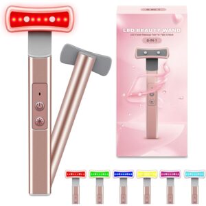 红光治疗面部，6合1 LED光疗皮肤眼部设备 -50%