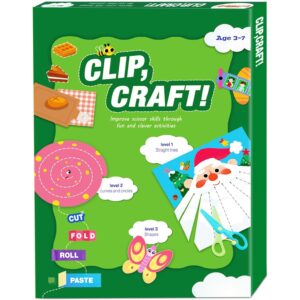 幼儿剪刀技能活动册，4-6岁儿童趣味美术手工 -50%