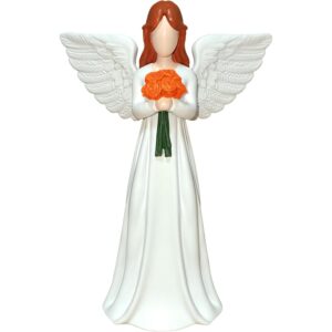 Auriferous天使雕像、守护天使手持花卉女性、母亲节礼物  -72%