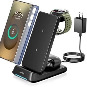 KPON 三合一充电站适用于三星设备  57%OFF