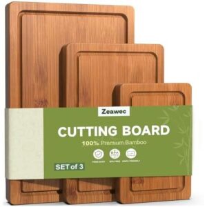 3 件套竹制厨房切菜板  50%OFF