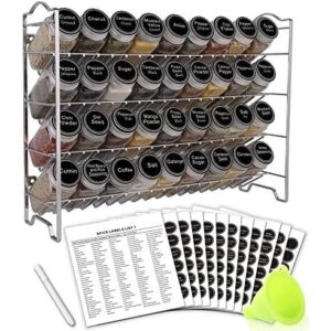 SWOMMOLY 香料架整理盒，配 36 个空的方形香料罐 24%OFF