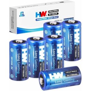 HW/[6粒装]1700mAh CR123A锂电池 55%OFF