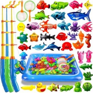 磁性（多场景适用/浮水鱼套装）儿童钓鱼玩具 50%OFF