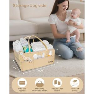 尿布收纳篮(多口袋/带隔板) 50%OFF