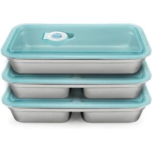 三件套(不锈钢/防漏/分格)便当盒 50%OFF