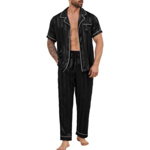 《DEARCASE》男士丝绸缎面睡衣短袖睡衣 -50%