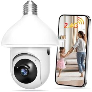 灯泡(1080P/双语音/云存储)监控摄像机 40%OFF