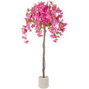 仿真(5英尺/丝绢材质)三角梅盆栽树 30%OFF