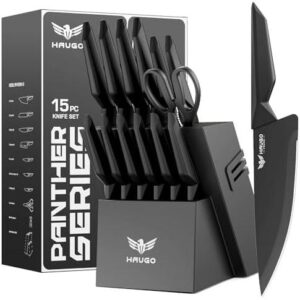 Kitchen Knife Set/15件高碳钢防疲劳厨刀组 52%OFF