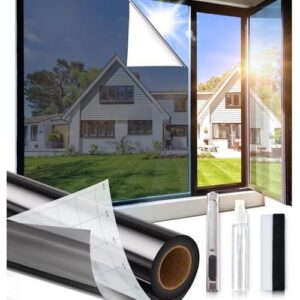 单向隐私(三件套/隔热)家居窗膜(17.5x78.7寸) 77%OFF