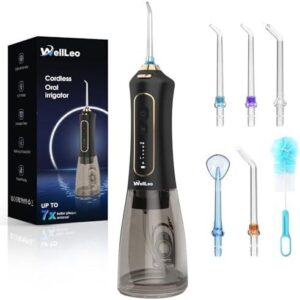 300ML无线冲牙器(5模式5喷头/IPX7防水/正畸可用) 55%OFF