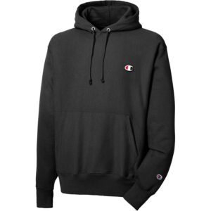 Champion mens Reverse Weave Pullover, Left Chest C Hoody, Black-y06145, Medium US  -52%
