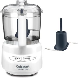 Cuisinart Mini-Prep Plus Food Processor, 24-Ounce Mini Food Processor to Chop Herbs, Vegetables, and Hard Cheese, 24-Ounce Work Bowl, Reversible Stainless Steel Blade, DLC-2A, White  -40%