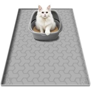 Silicone/34"x22"可折防漏猫砂垫 50%OFF