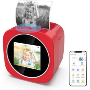 智能AI语音贴纸打印机(WiFi+APP/4种模式/4卷纸/红色/便携) 67%OFF