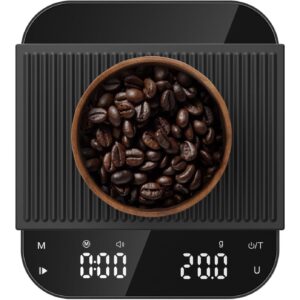 Ultrean 5.9英寸咖啡秤，带定时器的可充电咖啡秤  -50%