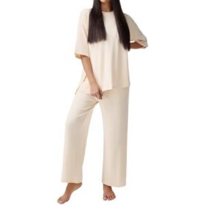 2件套(女款秋季短袖长裤睡衣) 50%OFF