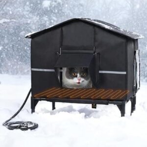Veehoo 户外加热猫屋防水 50%OFF