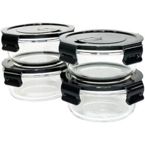 12oz圆形玻璃食物容器 52%OFF