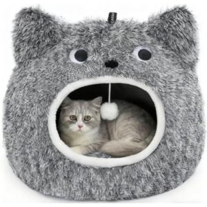 可拆枕(防滑软绒猫洞)大型猫床 40%OFF