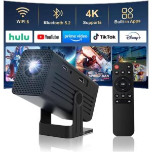 迷你投影仪，支持WiFi和蓝牙，4K分辨率-58%