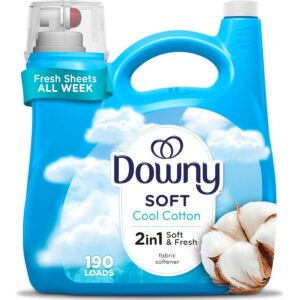 Downy Soft，2合1软质鲜液液体柔顺剂，Cool Cotton，140盎司，190次，织物护理液  -23%