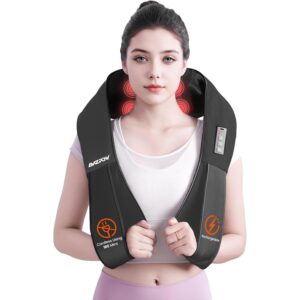 AMZPONY® Cordless Neck Massager for Pain Relief Deep Tissue, Rechargeable Shiatsu Neck and Back Massager with Heat Kneading Shoulder Massage for Body Muscle Pain Relief,Gifts for Mom Dad Friends  -62%